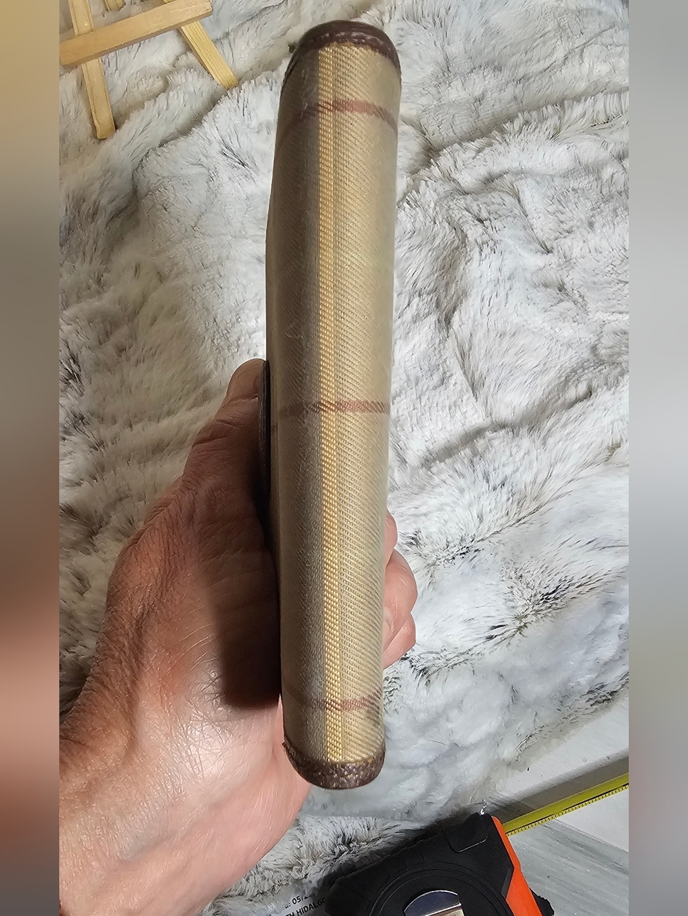 Burberry Beige and Brown Plaid Compact Kiss Wallet - Picture 14 of 14